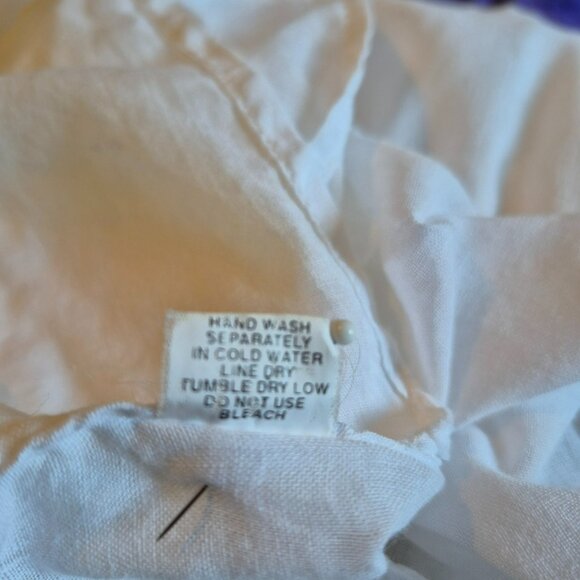 Nepali Tunic with Purple Diamonds on Sleeves - Picture 4 of 4